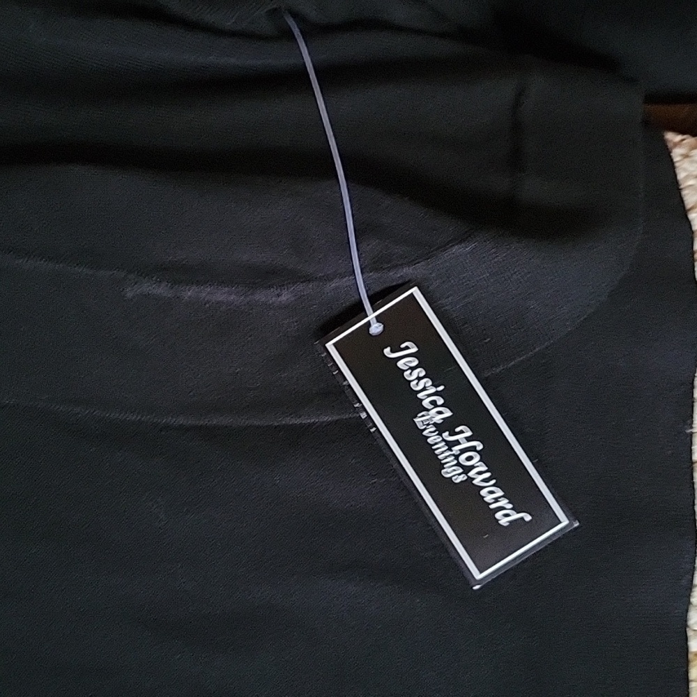 Jessica Howard Evenings, black shrug, size L - Picture 3 of 8